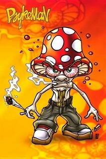 Stoned Mushroom Man