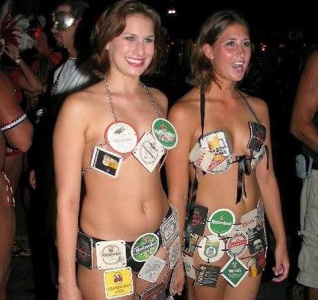 Beer Coaster Bikinis