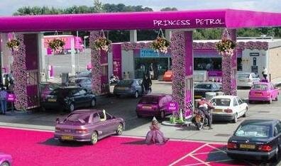 Princess Petrol - What petrol Stations Would Look Like If Women Owned Them