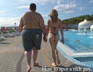 how to spot a rich guy