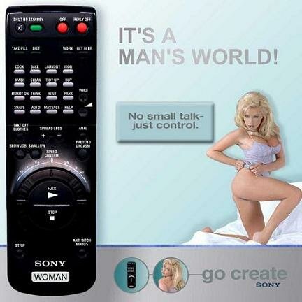 Sony - Man's World - No Small Talk Just Control