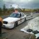 Cop Car Stuck In Wet Cement