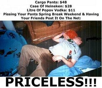 Priceless Pissing Your Pants Spring Break Weekend