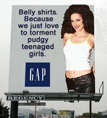 Belly Shirts Just Love Tormenting Pudgy Teenage Girls