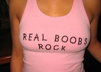 real boobs rock